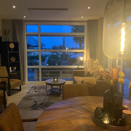 Luxus Chalet Hafenblick Lathum Buitenkant foto